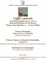 vezza Locandina caffe parola