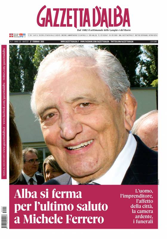 Il 14 febbraio 2015 moriva Michele Ferrero. Sabato 18 la Messa per il secondo anniversario