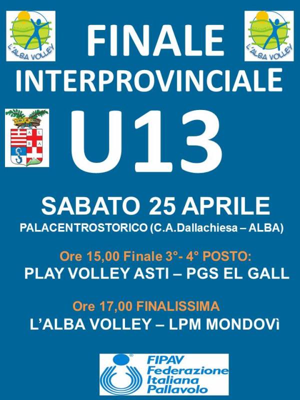 FINALE U13 25-4-15LOCANDINA