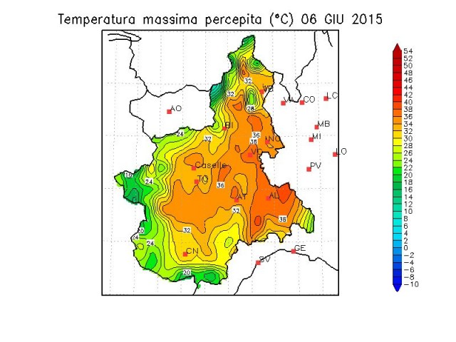 bollettino arpa caldo