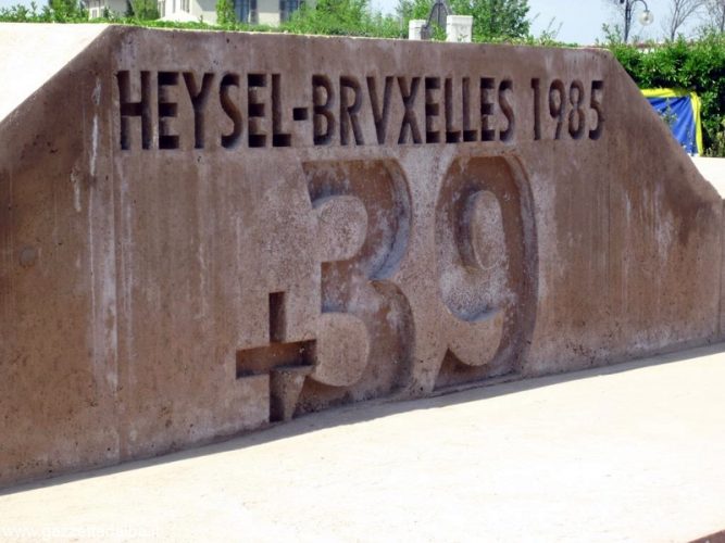 Inaugurato il monumento alle vittime dello stadio Heysel 2