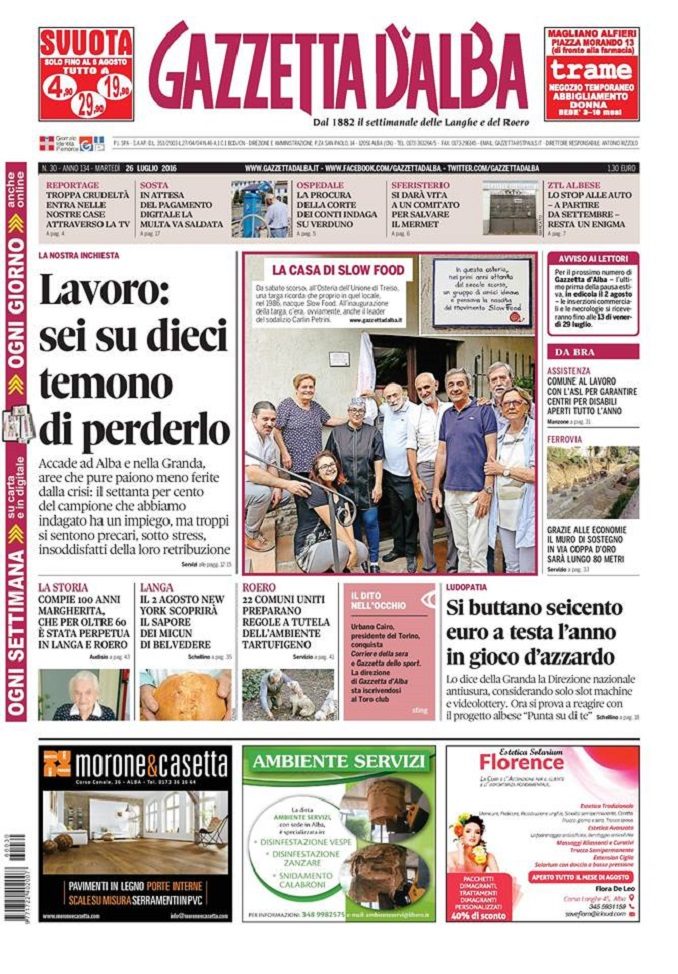 La copertina di Gazzetta, in edicola da martedì 26 luglio