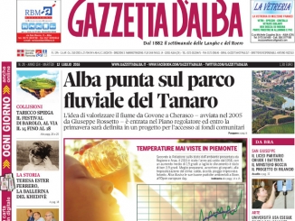 La copertina di Gazzetta d’Alba del 12 luglio