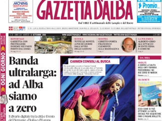 La copertina di Gazzetta d’Alba in edicola martedì 6 settembre