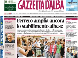 La copertina di Gazzetta d’Alba in edicola martedì 13 settembre