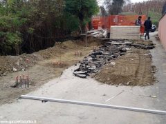 Frana in strada Bonora: Canale costretta a fare da sé