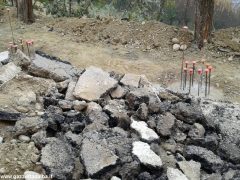 Frana in strada Bonora: Canale costretta a fare da sé 2