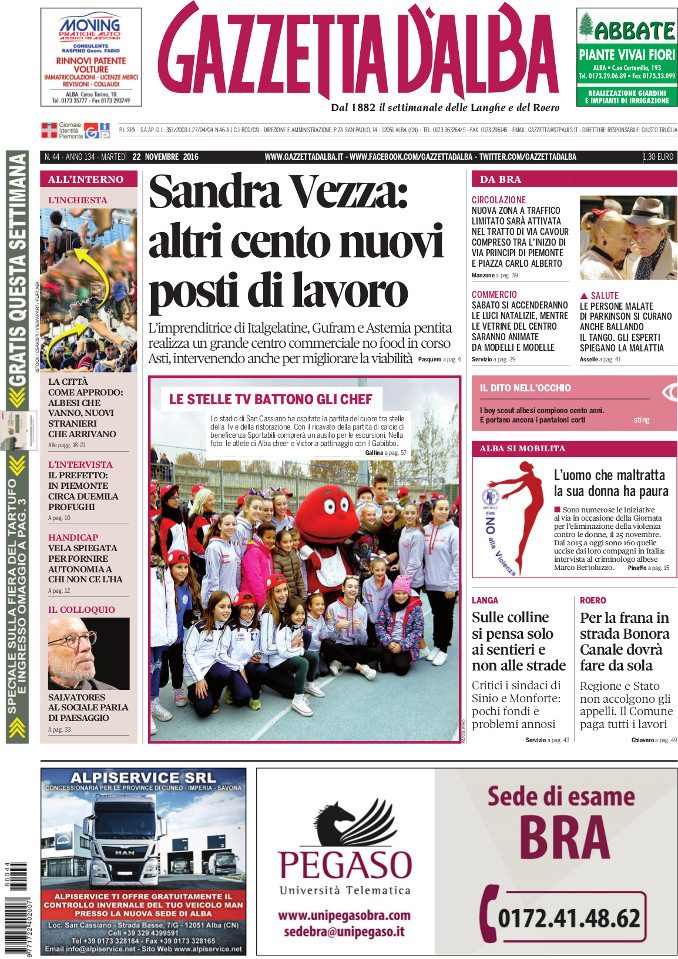 La copertina di Gazzetta in edicola martedì 22 novembre