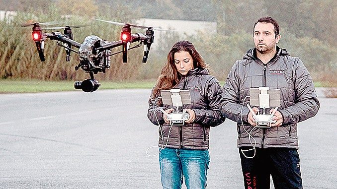 Ora con il drone si potranno controllare  vigneti e noccioleti