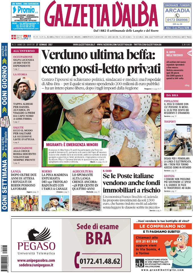 La copertina di Gazzetta in edicola martedì 17 gennaio