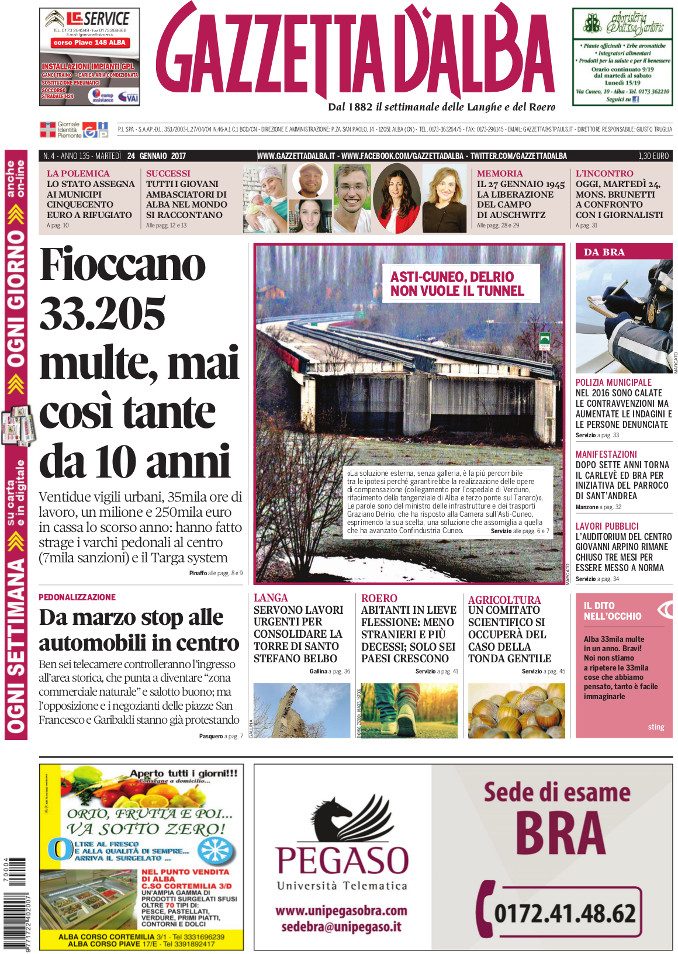 La copertina di Gazzetta in edicola martedì 24 gennaio