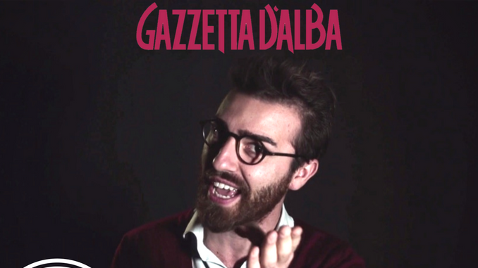 Paolo Tibaldi con Gazzetta per imparare ad "Abitare il piemontese".