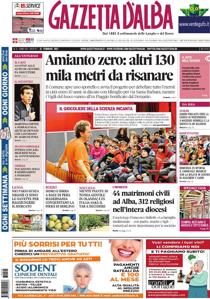 La copertina di Gazzetta in edicola martedì 21 febbraio