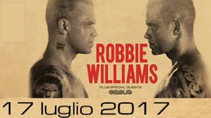 Sarà Robbie Williams a chiudere il programma di Collisioni, lunedì 17 luglio