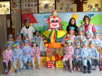 Gran falò di Carnevale nella scuola dell'infanzia di Cortemilia 1