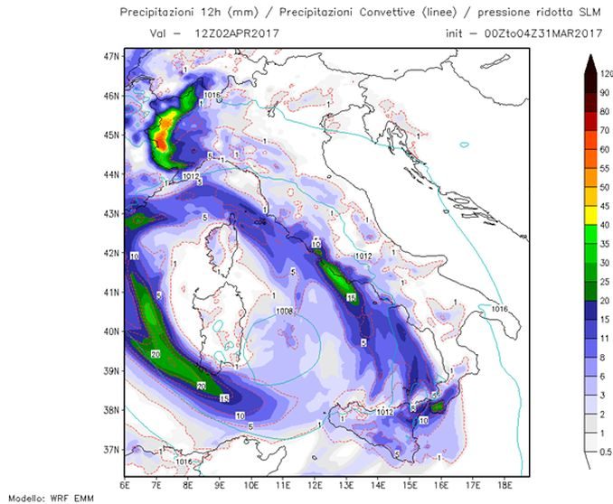 Meteo: maltempo nel weekend, migliora a inizio settimana.