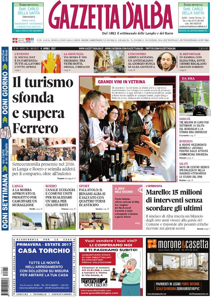 La copertina di Gazzetta in edicola martedì 4 aprile