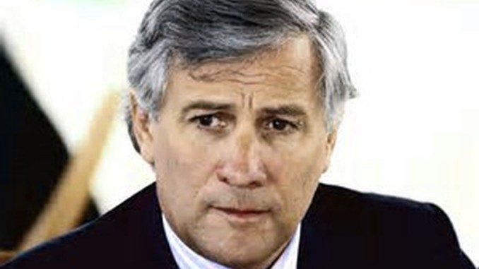 Il presidente del Parlamento europeo, Antonio Tajani, ospite alla assemblea di Banca d’Alba