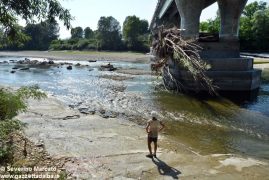 Caldo: anche il Tanaro è in secca 2