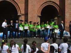 Quasi mille bambini in piazza Duomo per la "Festa delle buone energie" di Egea