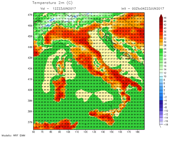 Meteo: caldo e afa nel week-end poi gradualmente le temperature caleranno