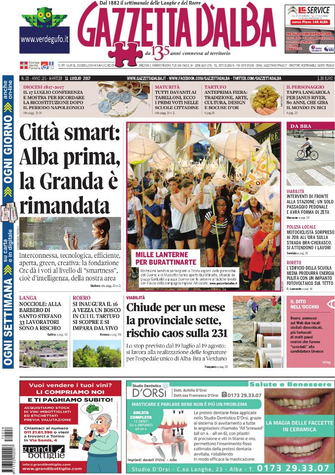 La copertina di Gazzetta di martedì 11 luglio