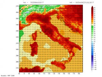 Meteo: una settimana di caldo molto intenso .
