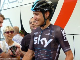 Alla Vuelta Diego Rosa in evidenza al fianco di Chris Froome