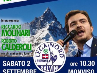 Festa della Lega Nord alle pendici del Monviso