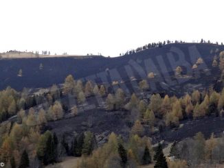 Nel Cuneese bruciate vaste zone delle valli Stura e Varaita