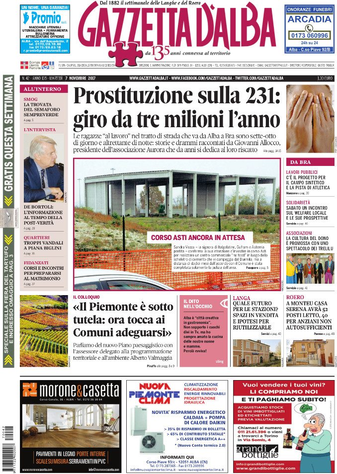 La copertina di Gazzetta in edicola martedì 7 novembre