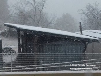 Neve a Niella Belbo e in gran parte dell'Alta Langa. Già caduti 73 cm a Entracque