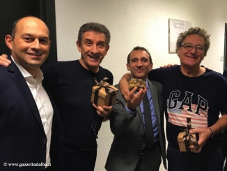 Marco Scuderi e Luca Sensibile ospiti di "Striscia la notizia" per parlare dell'Asta del tartufo