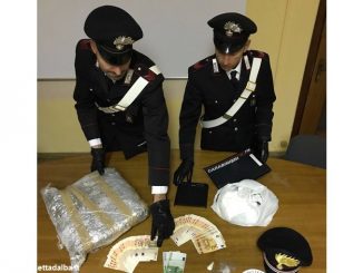 Arrestato dai Carabinieri di Alba con due chili e mezzo di marijuana