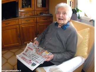 Addio a nonna Genia, 106 anni, storica abbonata di Gazzetta d'Alba