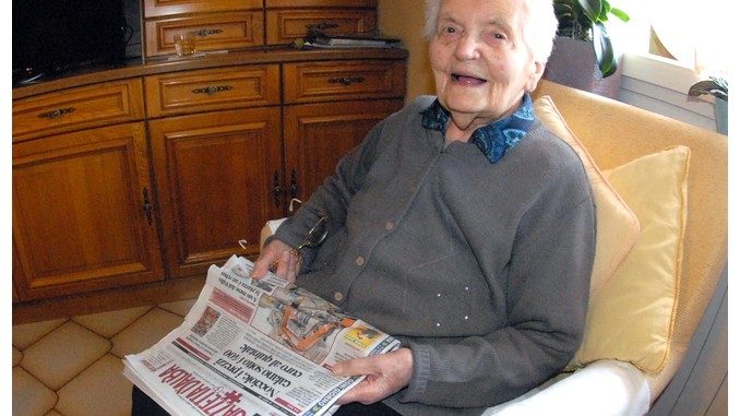 Addio a nonna Genia, 106 anni, storica abbonata di Gazzetta d'Alba