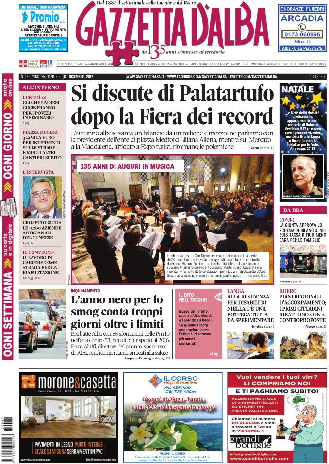 La copertina di Gazzetta in edicola martedì 12 dicembre