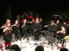 Una festa di note per il concerto di Natale della media Pertini 12