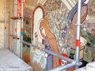 250 metri quadrati di mosaici realizzati a Madonna dei fiori