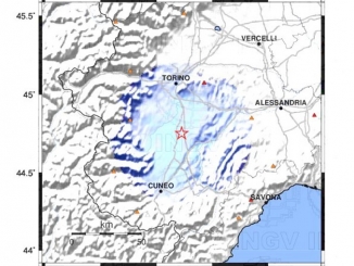 Scossa di terremoto con magnitudo 3.0 ed epicentro a Caramagna Piemonte