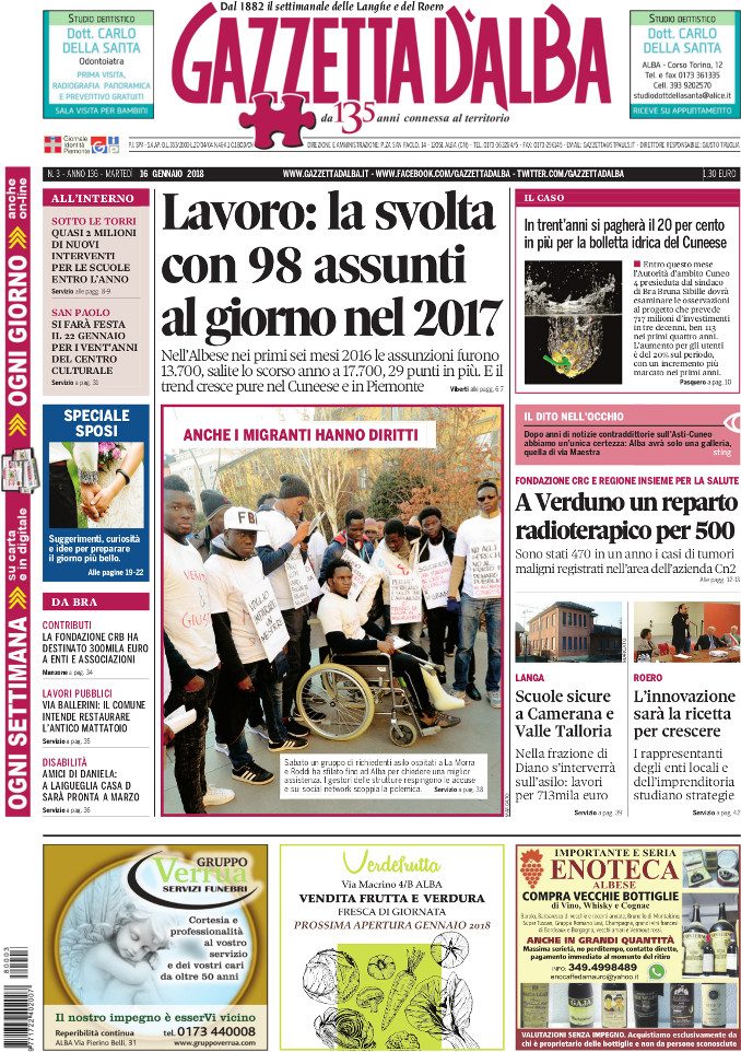 La copertina di Gazzetta in edicola martedì 16 gennaio