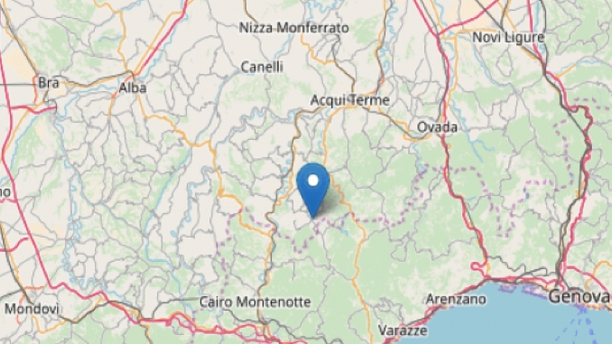 Registrata scossa di terremoto tra il Piemonte e la Liguria
