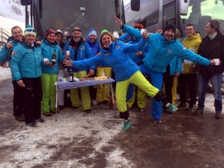 In festa sulle nevi della Riserva bianca con lo Sci club di Canale