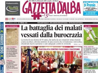 La copertina di Gazzetta in edicola martedì 20 febbraio