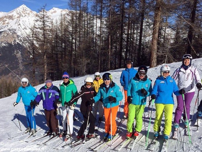 In festa sulle nevi della Riserva bianca con lo Sci club di Canale 2