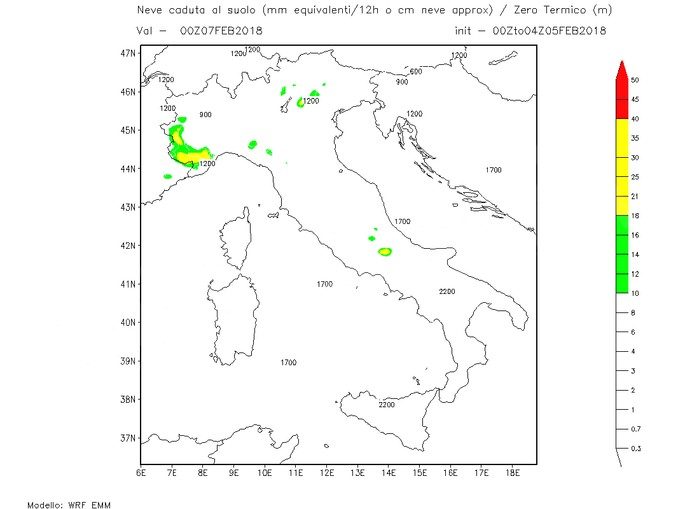 Meteo: continua la fase fredda e instabile, nevicate fino a bassa quota