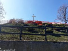 Sono iniziati i lavori alla croce luminosa e al santuario dei Piloni di Montà 6