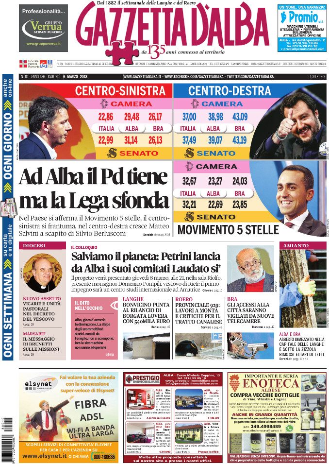 La copertina di Gazzetta in edicola martedì 6 marzo