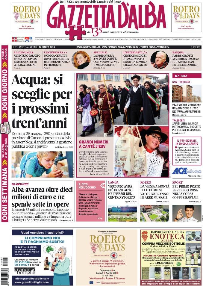 La copertina di Gazzetta in edicola martedì 27 marzo