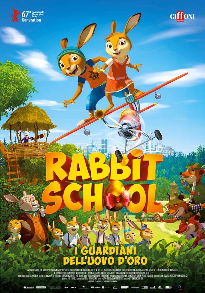 Da Giffoni al cinema Galateri di Cherasco arriva Rabbit school - I guardiani dell’uovo d’oro